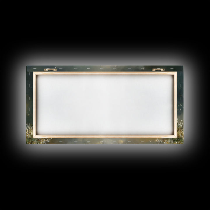 Luminous Last Supper – Framed Canvas Print – Christian Wall Art – Christian Art Print – Jesus Painting – Christmas Art Prints – Modern Chri