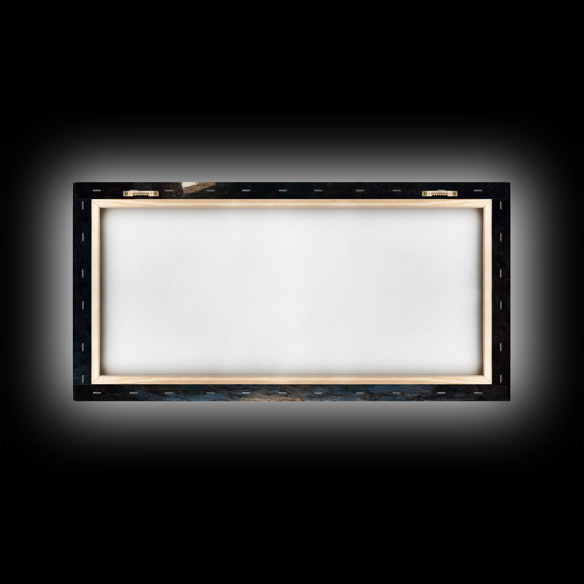 Manger Light Peace – Framed Canvas Print – Christian Art Canvas – Christmas Wall Art – Jesus Painting – Christian Christmas Art – Christian