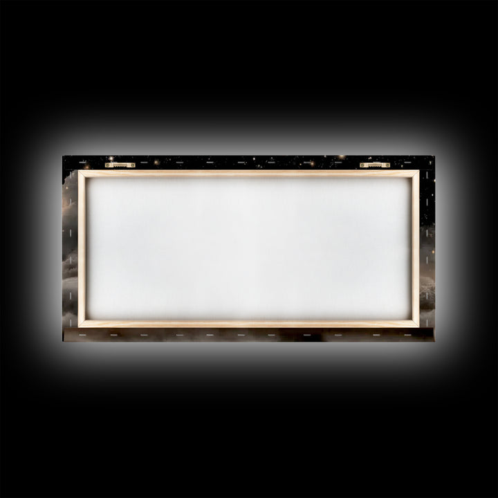 Heavenly Wonder – Framed Canvas Print – Christian Christmas Art – Christmas Canvas Wall Art – Christian Art Canvas – Modern Christian Art –