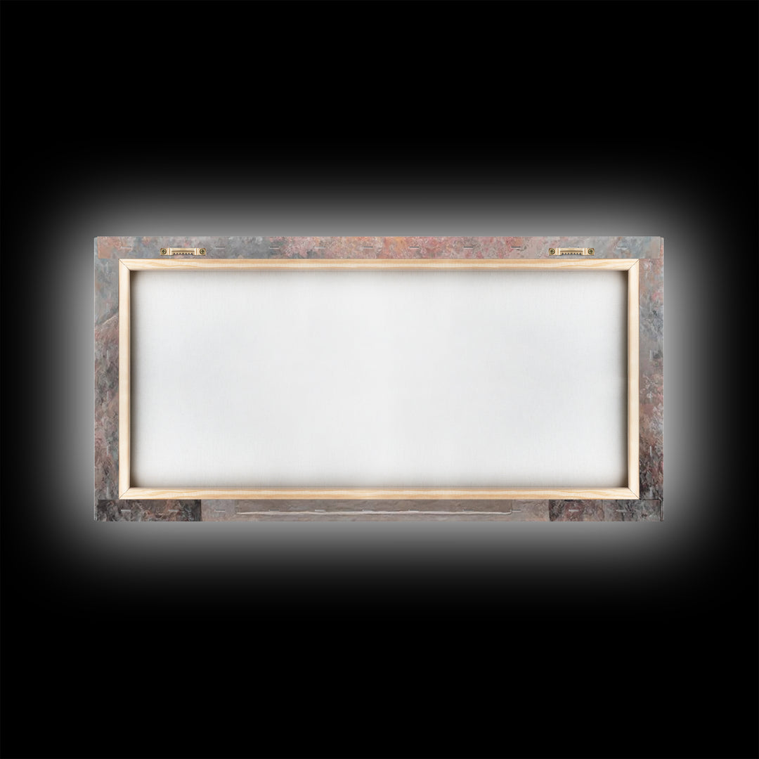 Radiant Tomb Light – Framed Canvas Print – Christian Wall Art – Christian Art Canvas – Jesus Painting – Christian Christmas Art