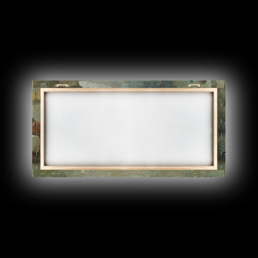 Silent Communion – Framed Canvas Print – Christian Wall Art – Jesus Painting – Christian Art Canvas – Christian Christmas Art – Christian D