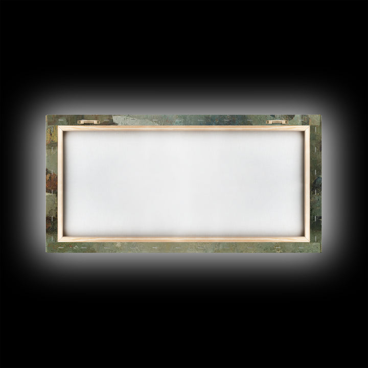 Silent Communion – Framed Canvas Print – Christian Wall Art – Jesus Painting – Christian Art Canvas – Christian Christmas Art – Christian D
