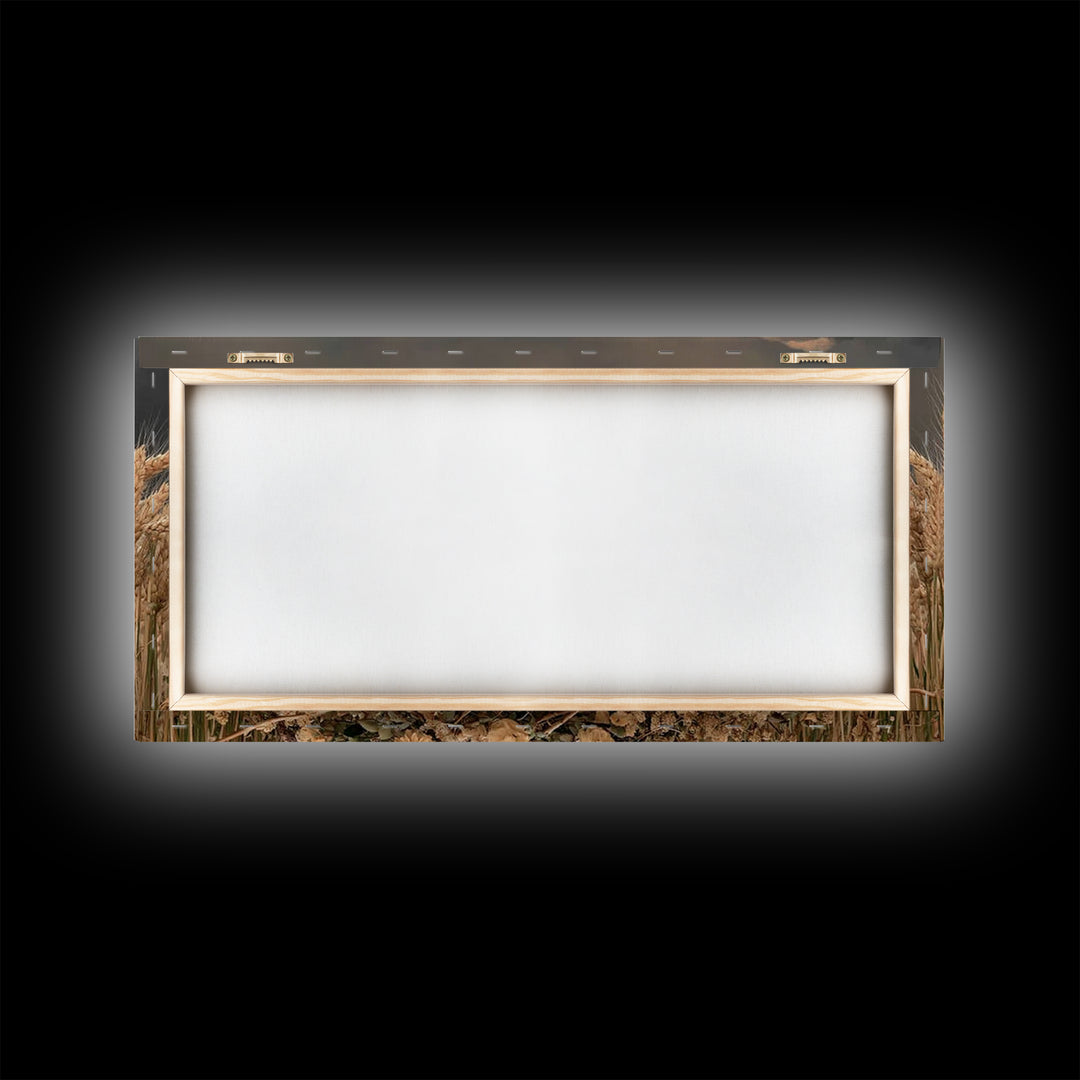 Harvest Cross – Framed Canvas Print – Christian Wall Art – Christian Art Prints – Christian Art Canvas – Christian Decor – Christian Painti