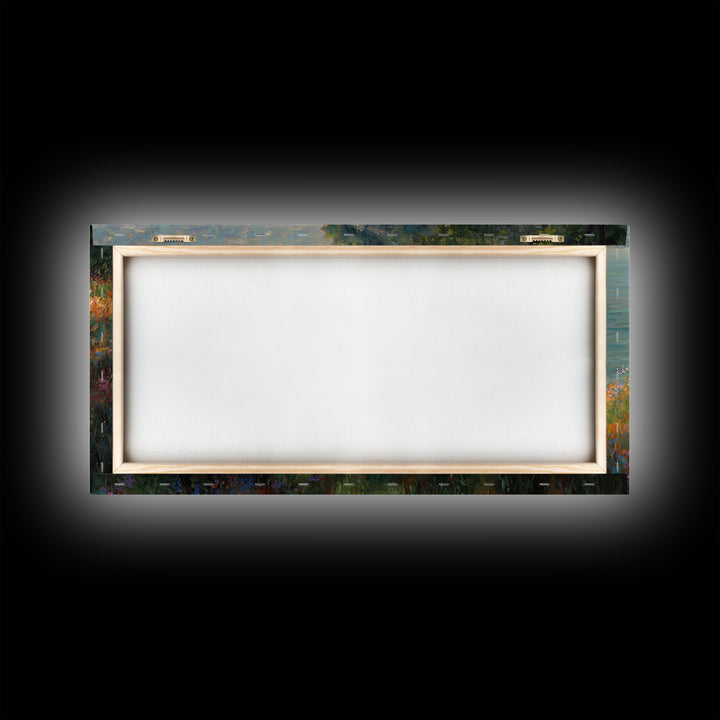 Riverlight Promise – Framed Canvas Print – Christian Wall Art – Christian Art Canvas – Jesus Painting – Christian Christmas Art – Christian