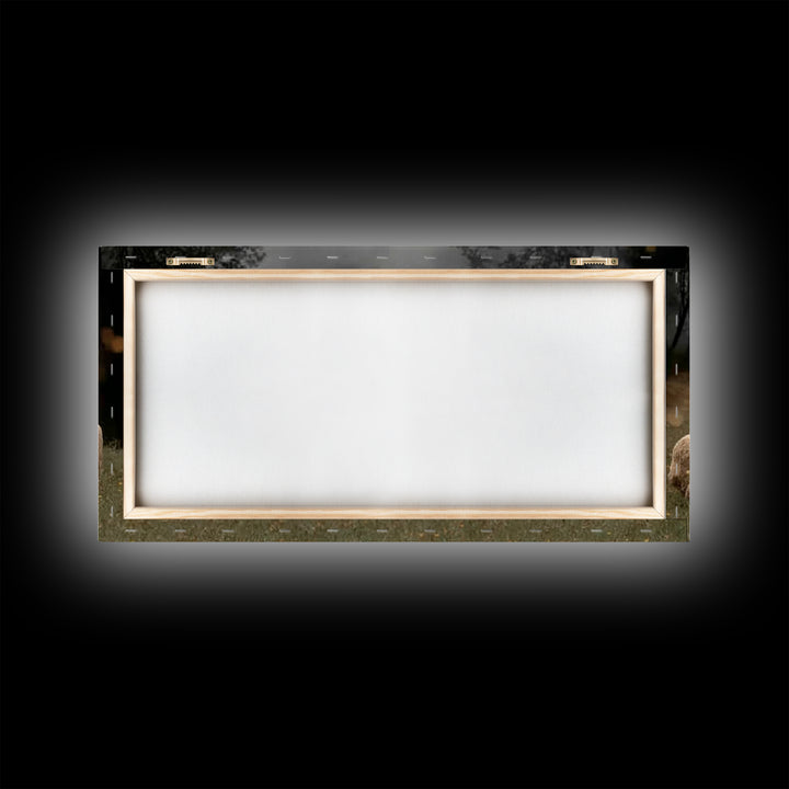 Shepherd’s Vigil – Framed Canvas Print – Jesus Painting – Christian Wall Art – Christian Christmas Art – Christian Art Canvas – Moody Chris