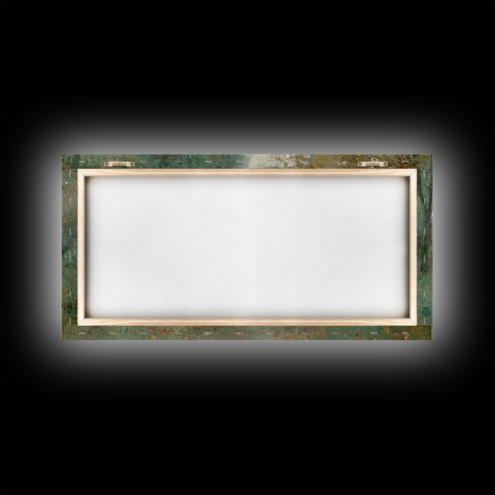 Heavenly Woodland – Framed Canvas Print – Christian Art Canvas – Christian Christmas Art – Jesus Painting – Christian Wall Art – Jesus Art