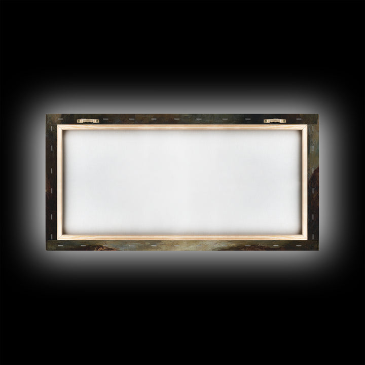 Bread Of Promise – Framed Canvas Print – Christian Art Canvas – Christian Art – Christian Wall Art – Jesus Painting – large Christian art