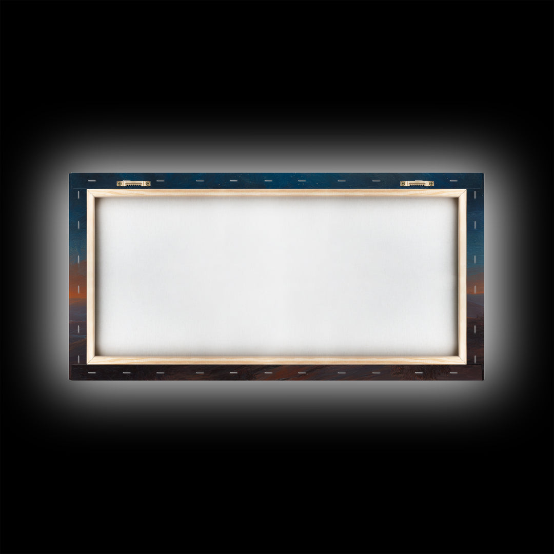 Holy Candlelight – Framed Canvas Print – Christian Wall Art – Christian Decor – Christian Art Canvas – Christmas Art – Christian Gift Ideas