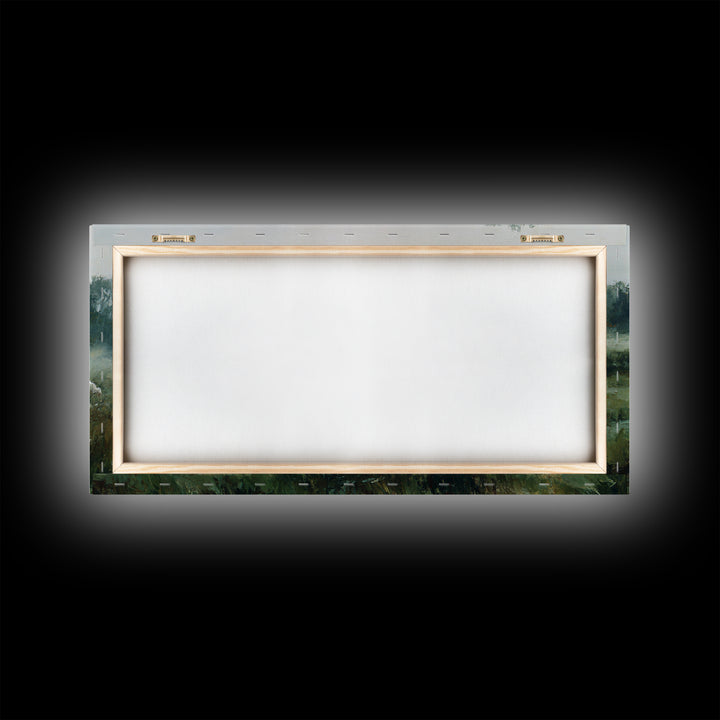 Meadow Of Peace | Framed Canvas Print | Christian Wall Art | Christian Art Canvas | Jesus Painting | Christian Christmas Art | Christian De