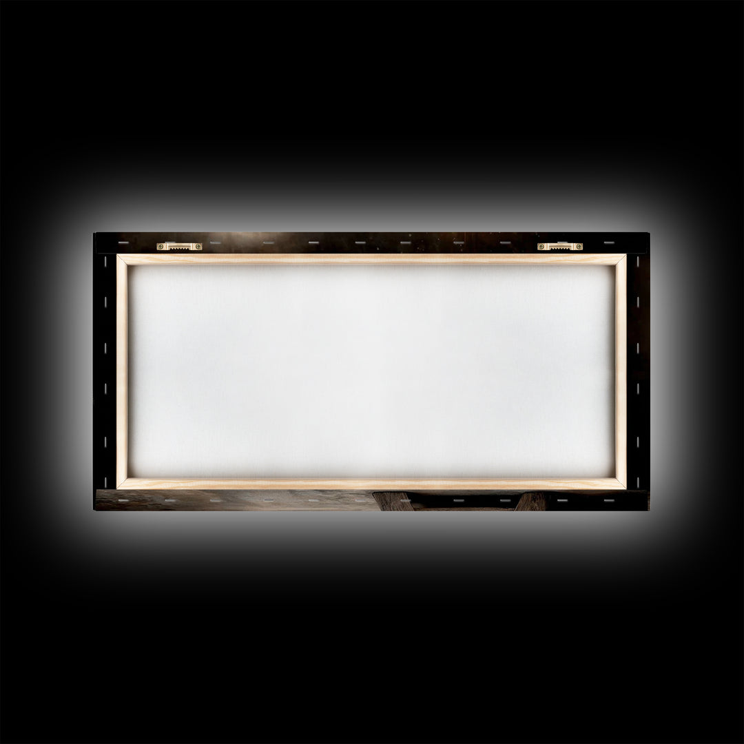 Sacred Ember – Framed Canvas Print – Christian Art Canvas – Christian Wall Art – Christmas Art – Christian Decoration – Christian Gift Idea