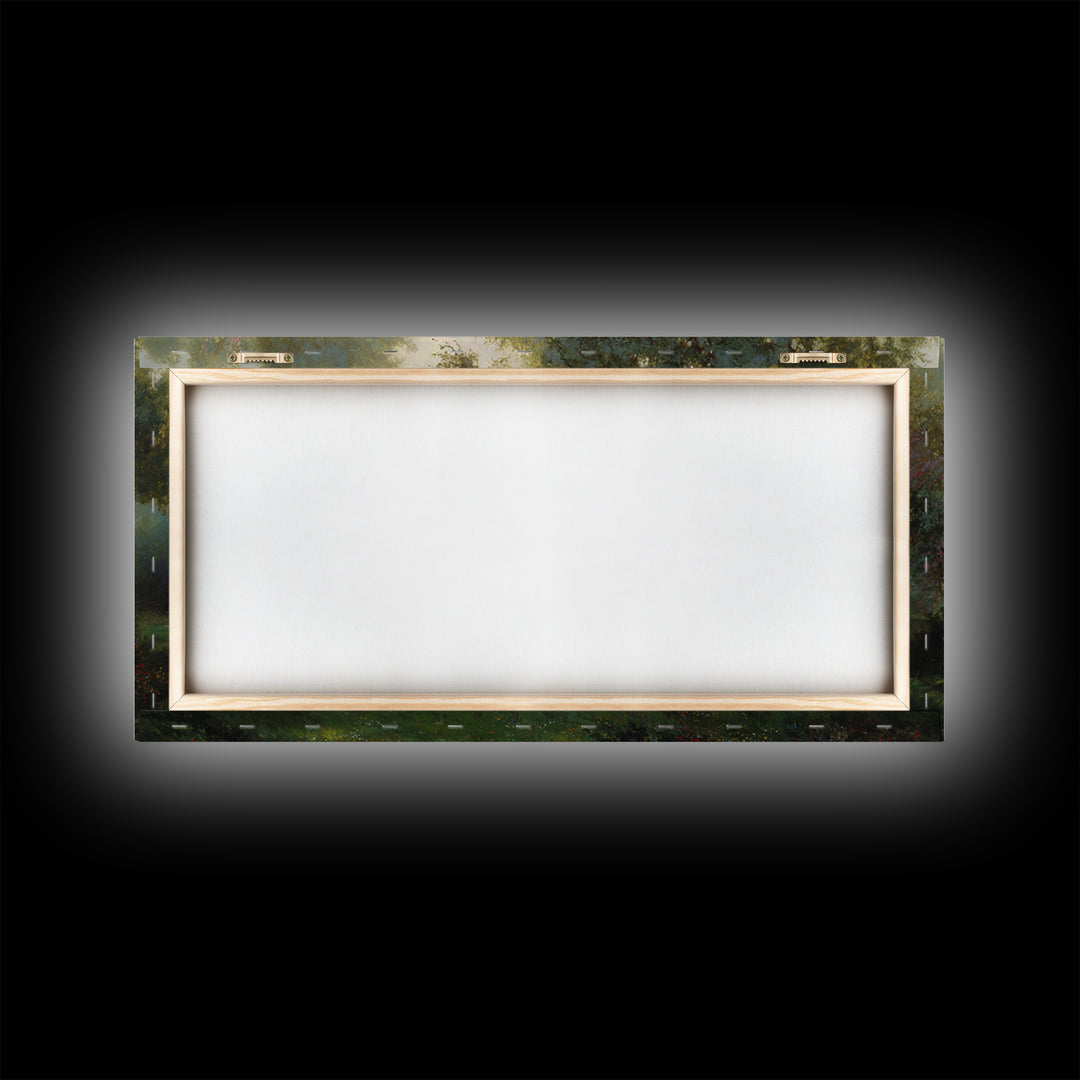 Garden Of Peace | Framed Canvas Print | Christian Wall Art | Christian Art Canvas | Jesus Painting | Modern Christian Art | Christian Chris