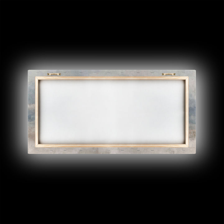 Moonlit Salvation – Framed Canvas Print – Christian Wall Art – Christian Art Canvas – Christian Art – Modern Christian Art