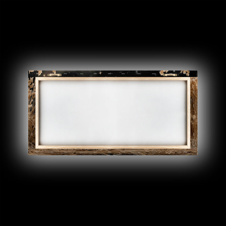 Holy Reflection, Framed Canvas Print, Christian Wall Art, Jesus Canvas Art, Moody Christian Art, Christian Art Work, Modern Christian Paint