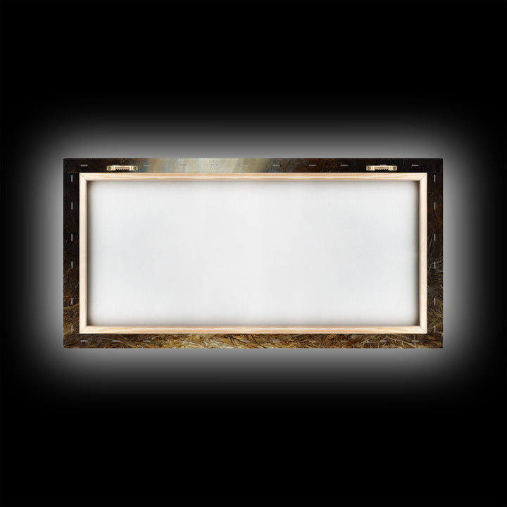 Heavenly Manger Light – Framed Canvas Print – Christian Wall Art – Jesus Painting – Christmas Art – Christian Decor – Christian Christmas A
