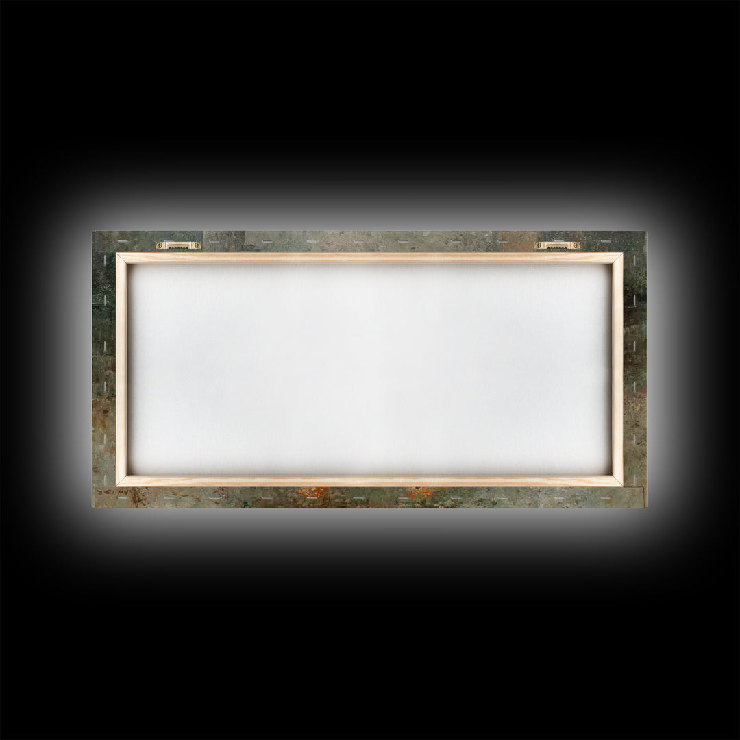 Evening Advent Glow – Framed Canvas Print – Christmas Art – Christian Art Canvas – Christian Christmas Decor – Christmas Wall Art – Moody C