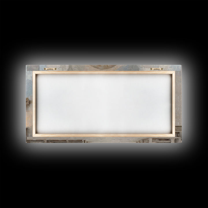 Winter Chapel Light – Framed Canvas Print – Christian Wall Art – Christian Art Canvas – Christmas Art – Christian Christmas Decor – Unique