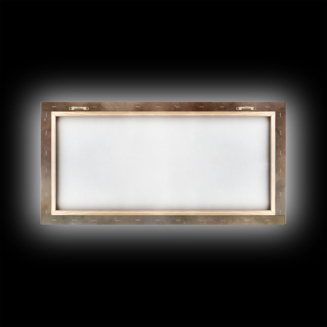 Silent Glory – Framed Canvas Print – Christian Art Canvas – Christian Wall Art – Moody Christmas Art – Christian Christmas