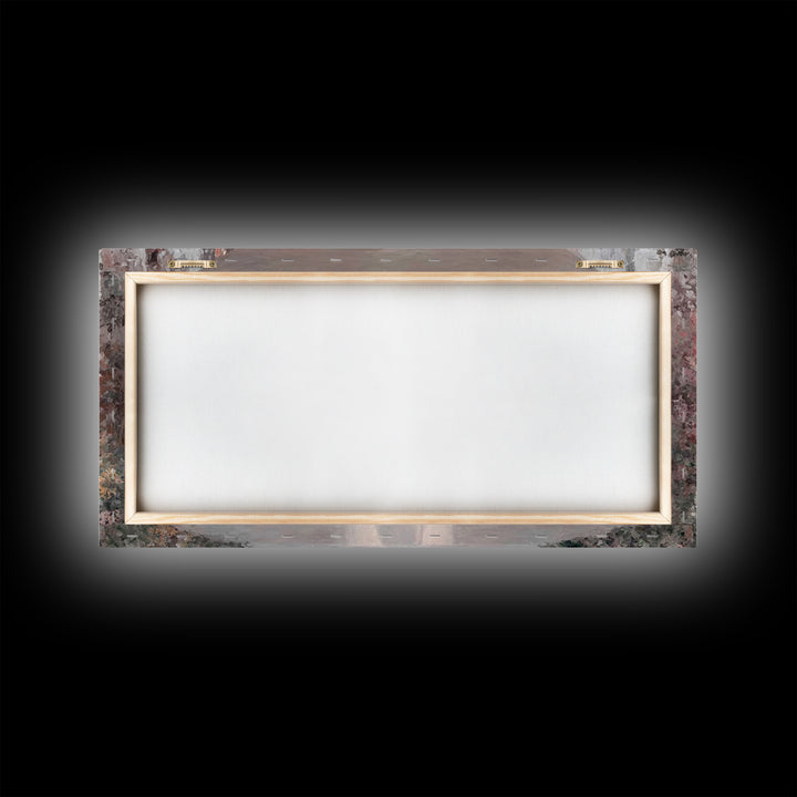 Risen In Light – Framed Canvas Print – Christian Wall Art – Jesus Painting – Christian Art Canvas – Modern Christian Art – Christian Art