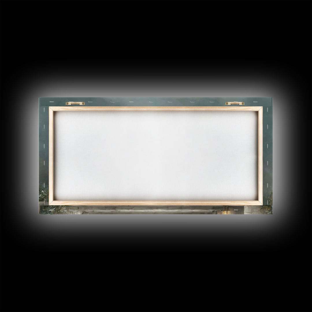 Heaven’s Gate – Framed Canvas Print – Christian Art Canvas – Christian Wall Art – Subtle Christian Art – Christian Decoration – Christian A