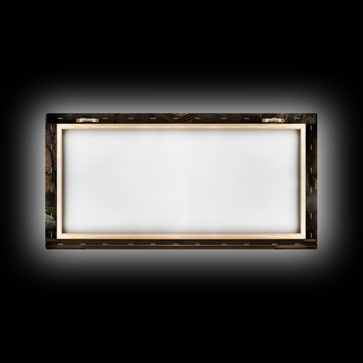 Eternal Dawn – Framed Canvas Print – Christian Art Canvas – Moody Christian Art – Christian Wall Art – Christian Art Work – Christian Decor