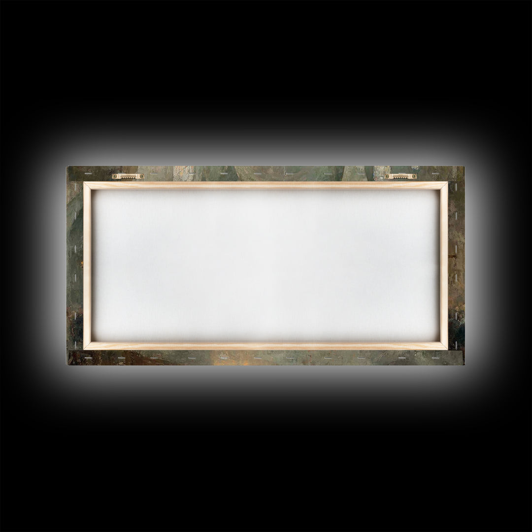 Gathered In Light – Framed Canvas Print – Christmas Wall Art – Christian Art – Christian Art Canvas – Christian Christmas Decorations – Vin