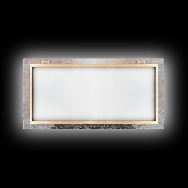 Manger Blessing – Framed Canvas Print – Christian Paintings – Christian Art Canvas – Christmas Wall Art – Christian Christmas Art – Jesus P