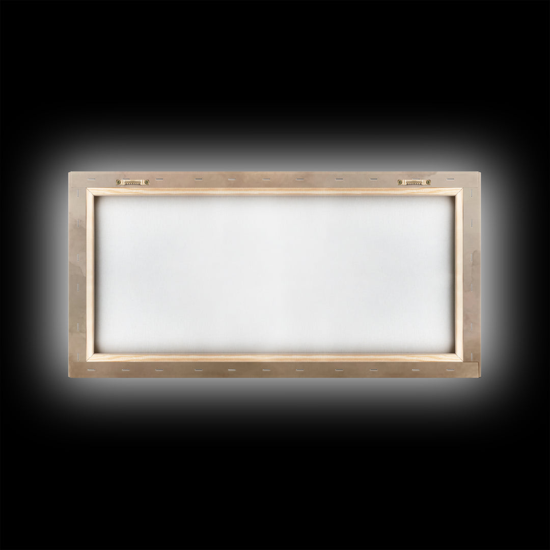Walk in Light – Framed Canvas Print – Christian Art Canvas – Jesus Art Print – Christian Wall Art – Subtle Christian Art – Modern Christian