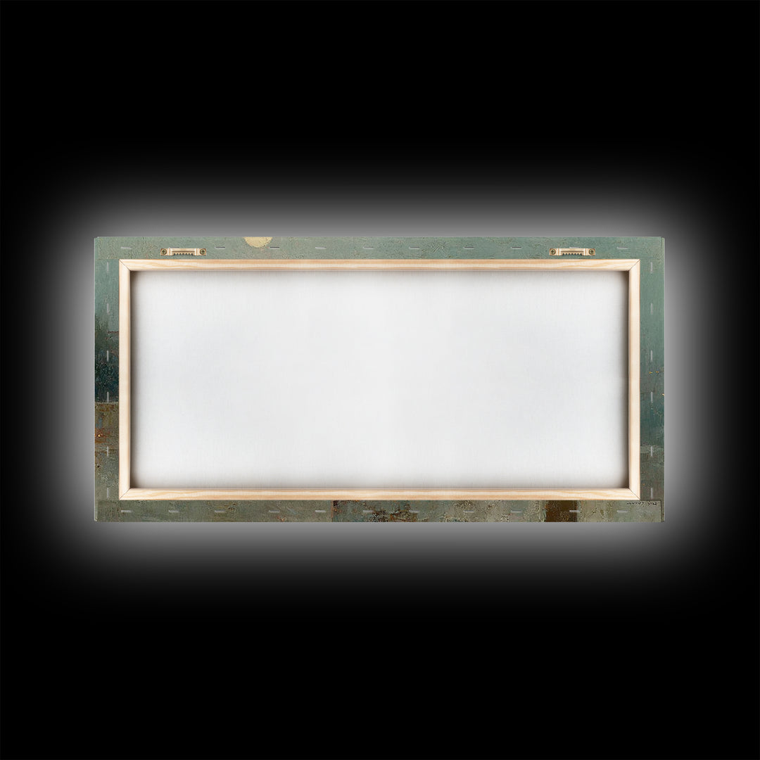 City Of Light – Framed Canvas Print – Christian Wall Art – Christmas Canvas Wall Art – Christian Christmas Art – Christian Decor – Jesus Ar