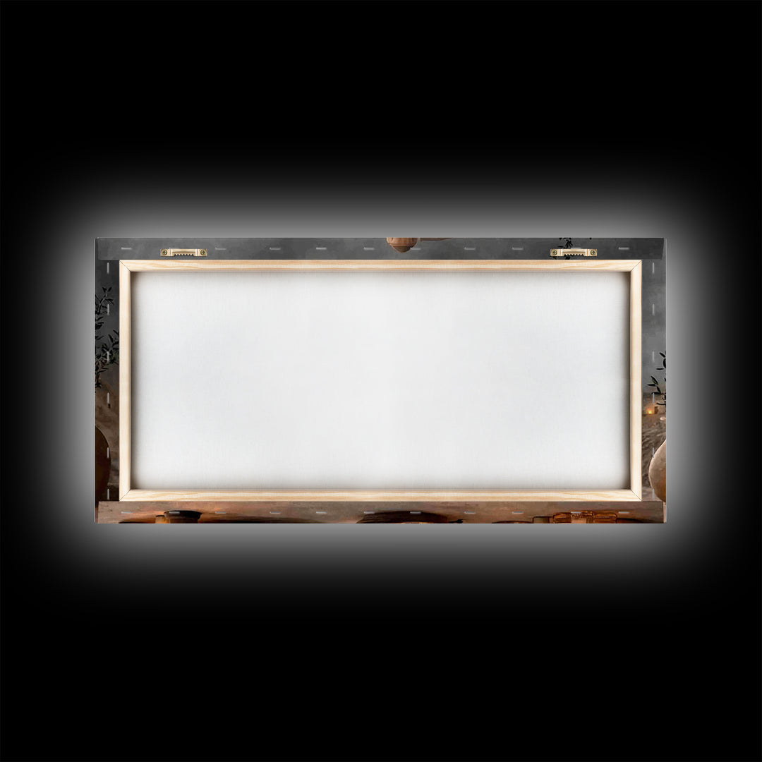 Vessel Lights – Framed Canvas Print – Christian Wall Art – Christian Art Canvas – Christian Christmas Decor – Christian Gift Ideas – Christ