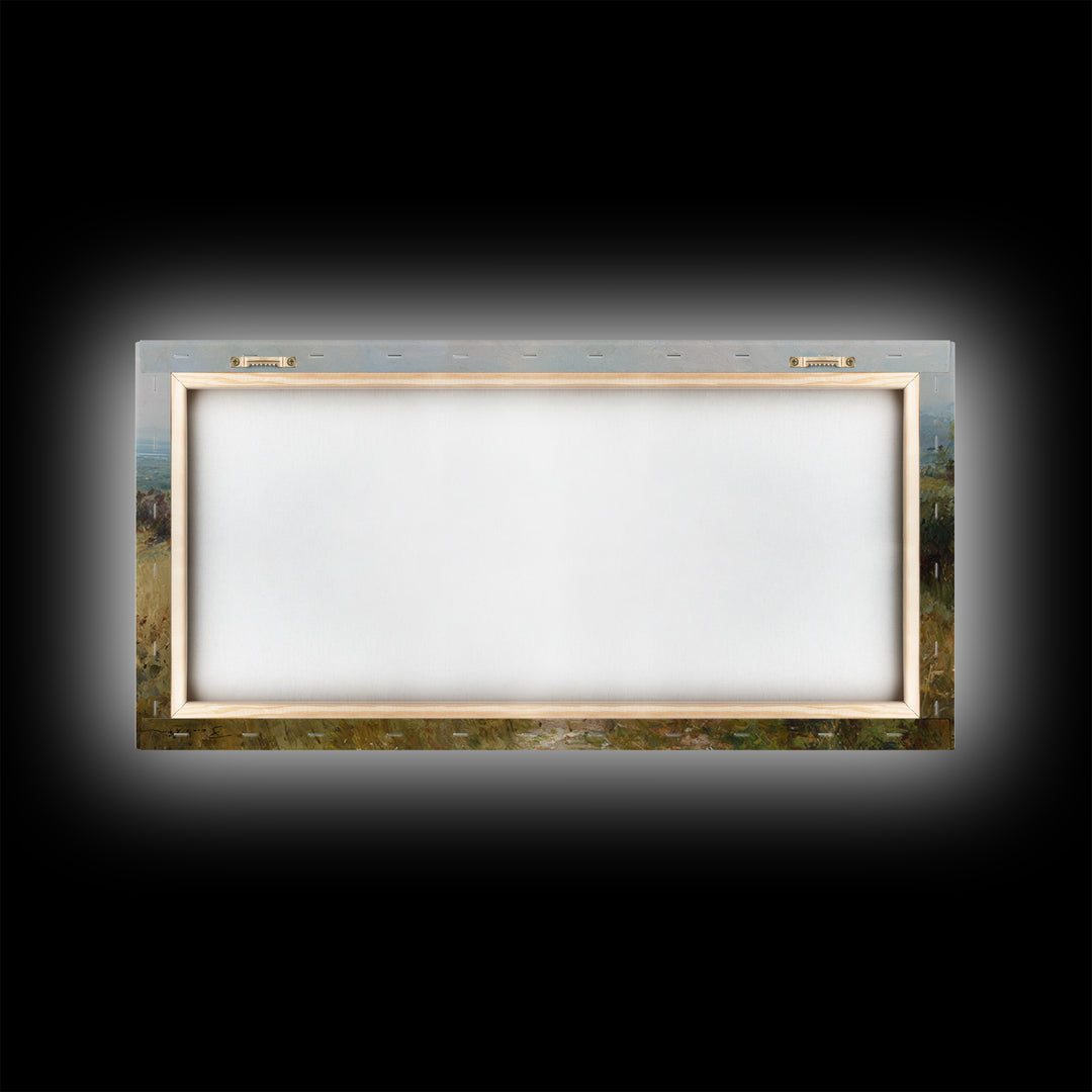 Shepherd’s Path Light – Framed Canvas Print – Jesus Painting – Christian Art Canvas – Christian Wall Art – Christian Art – Christian Gift I