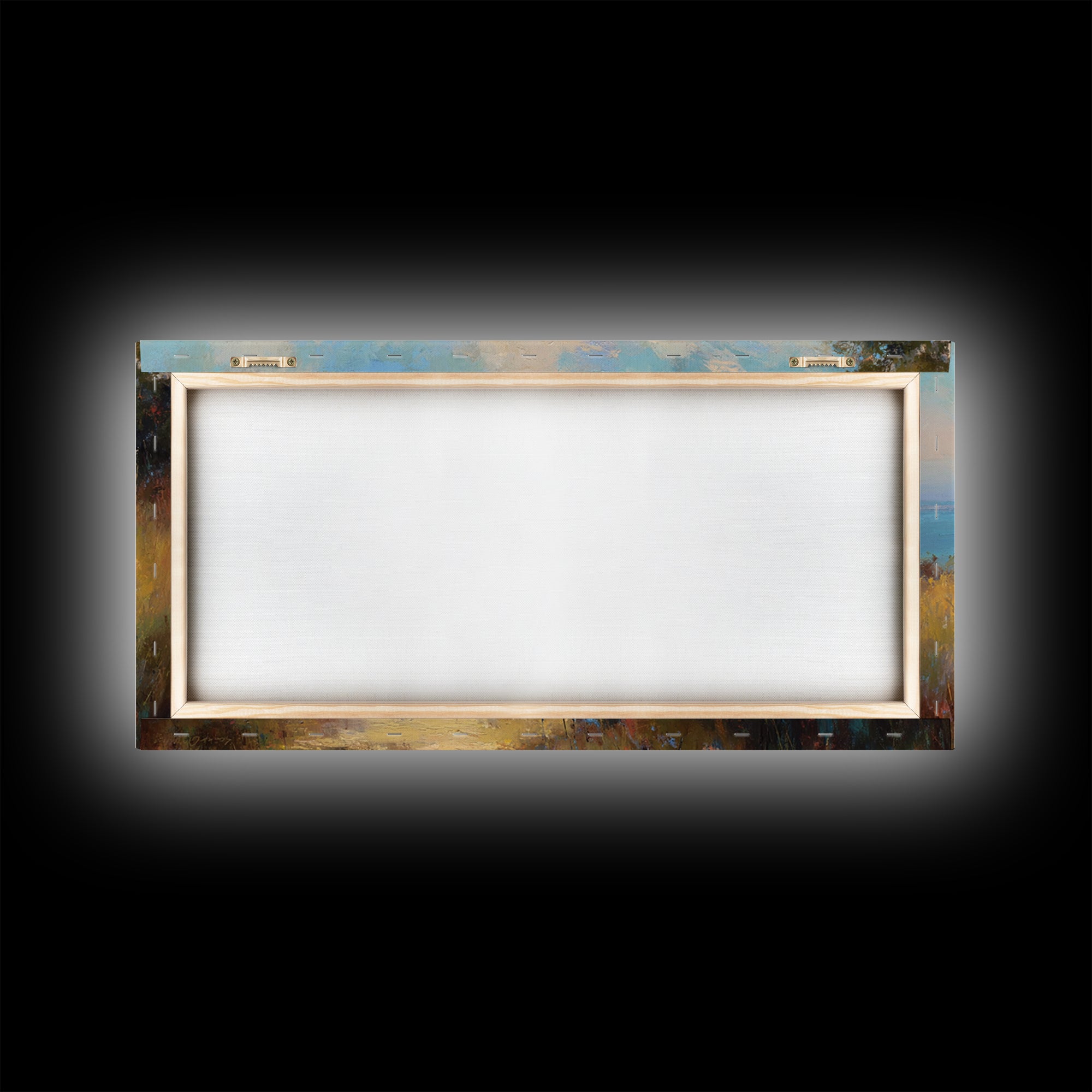 Sunlit Journey – Framed Canvas Print – Jesus Painting – Christian Wall Art – Christian Art Canvas – Christian Art – Christian Gift Ideas