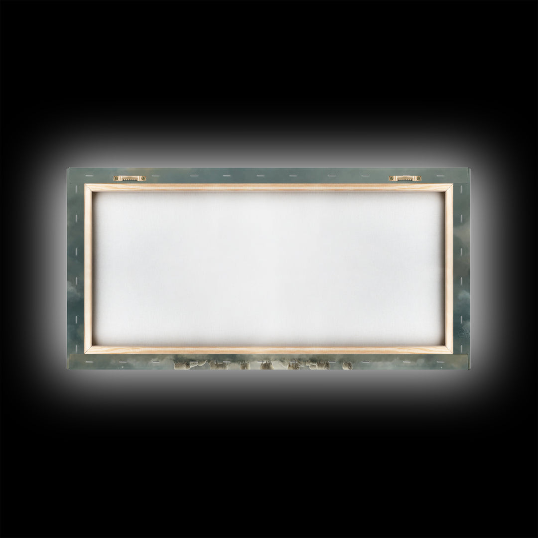 Shepherd’s Dawn Peace – Framed Canvas Print – Christian Art Canvas – Christian Wall Art – Christian Painting – Subtle Christian Art – Chris