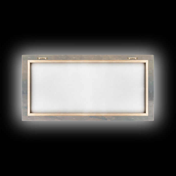 Silent Winter Hope – Framed Canvas Print – Christian Wall Art – Christian Art Canvas – Moody Christmas Art – Christian Decoration – Christi