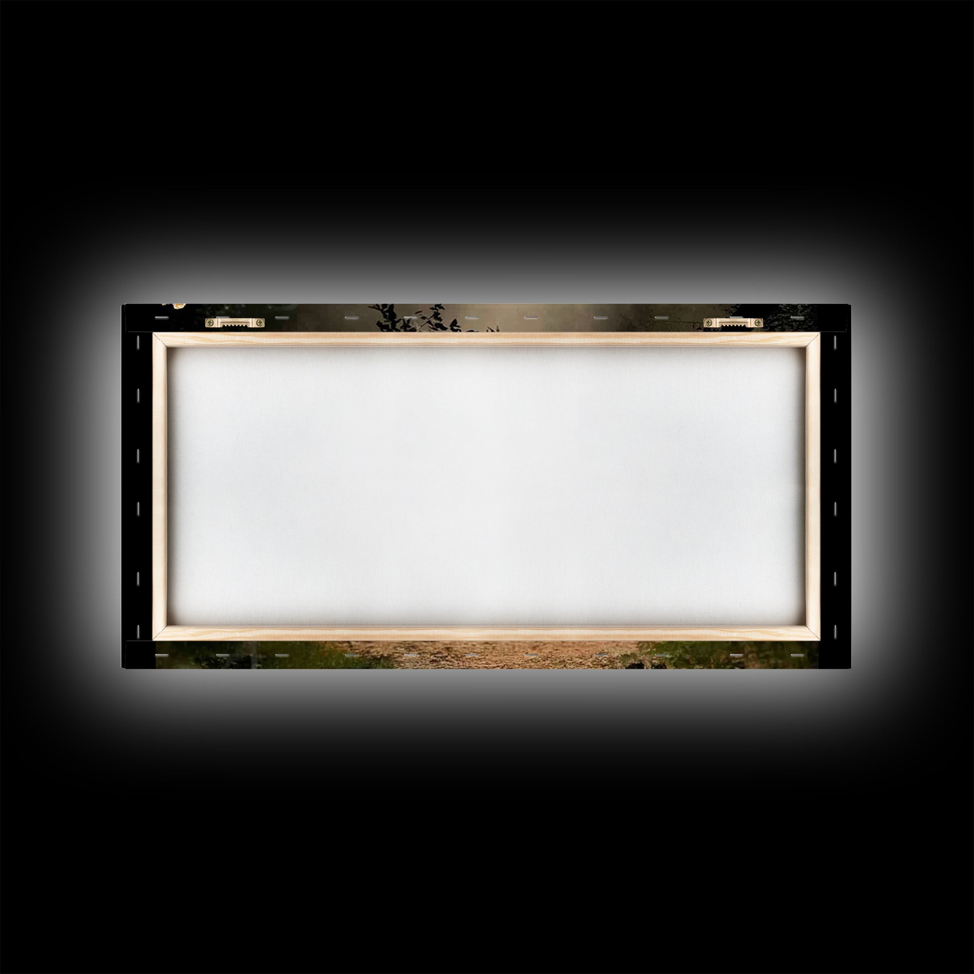 Guided In Light – Framed Canvas Print – Jesus Wall Art – Christian Art Work – Christian Decorations – Christian Painting – Christian Gift