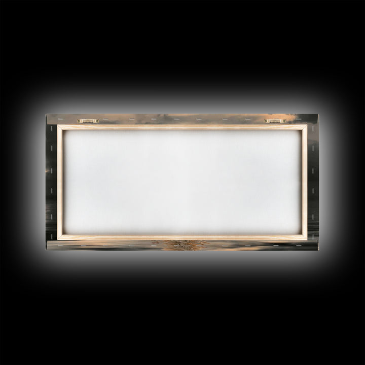 Divine Stillness – Framed Canvas Print – Christian Wall Art – Moody Christian Art – Jesus Canvas Art – Christian Christmas Art – Unique Chr
