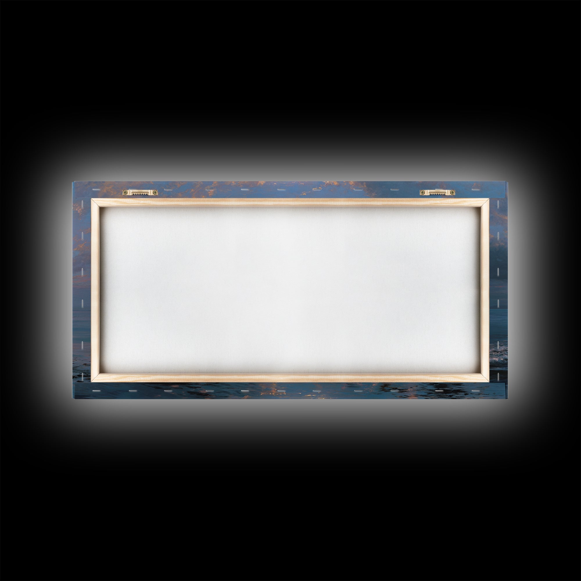 Misty Reverence – Framed Canvas Print – Minimalist Christian Art – Jesus Wall Art – Christian Art Canvas – Subtle Christian Paintings – Chr