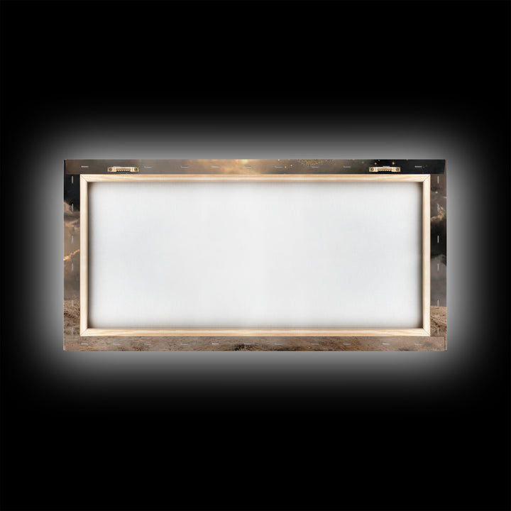 Starfall Haven – Framed Canvas Print – Moody Christian Art – Christian Art Work – Christian Wall Art – Christian Art Canvas – Modern Christ