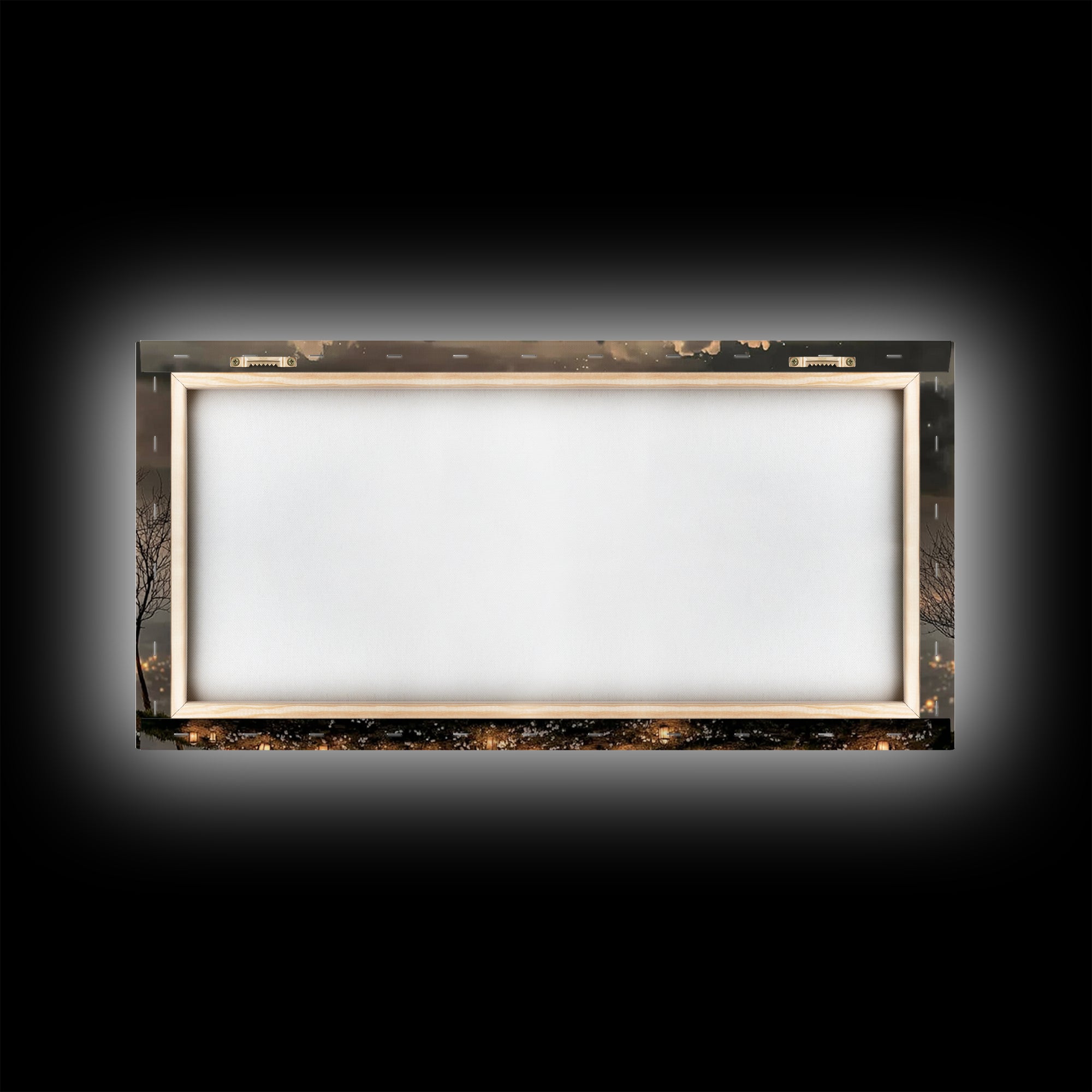 Evening Watch Of Saints – Framed Canvas Print – Christian Christmas Art – Christian Art Canvas – Christian Wall Art – Christmas Art – Chris