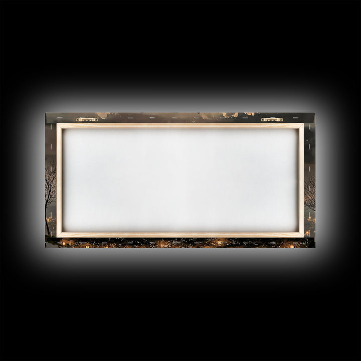 Evening Watch Of Saints – Framed Canvas Print – Christian Christmas Art – Christian Art Canvas – Christian Wall Art – Christmas Art – Chris