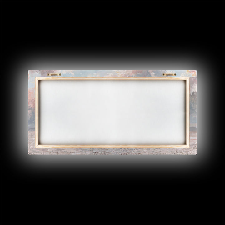Heavenly Horizon – Framed Canvas Print – Christian Art Print – Jesus Painting – Christian Wall Art – Modern Christian Art