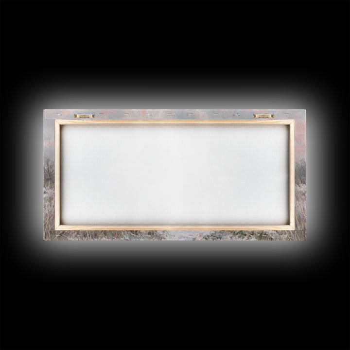 Radiant Dawn – Framed Canvas Print – Christian Christmas Art – Christian Wall Art – Christian Art Print – Modern Christian Painting