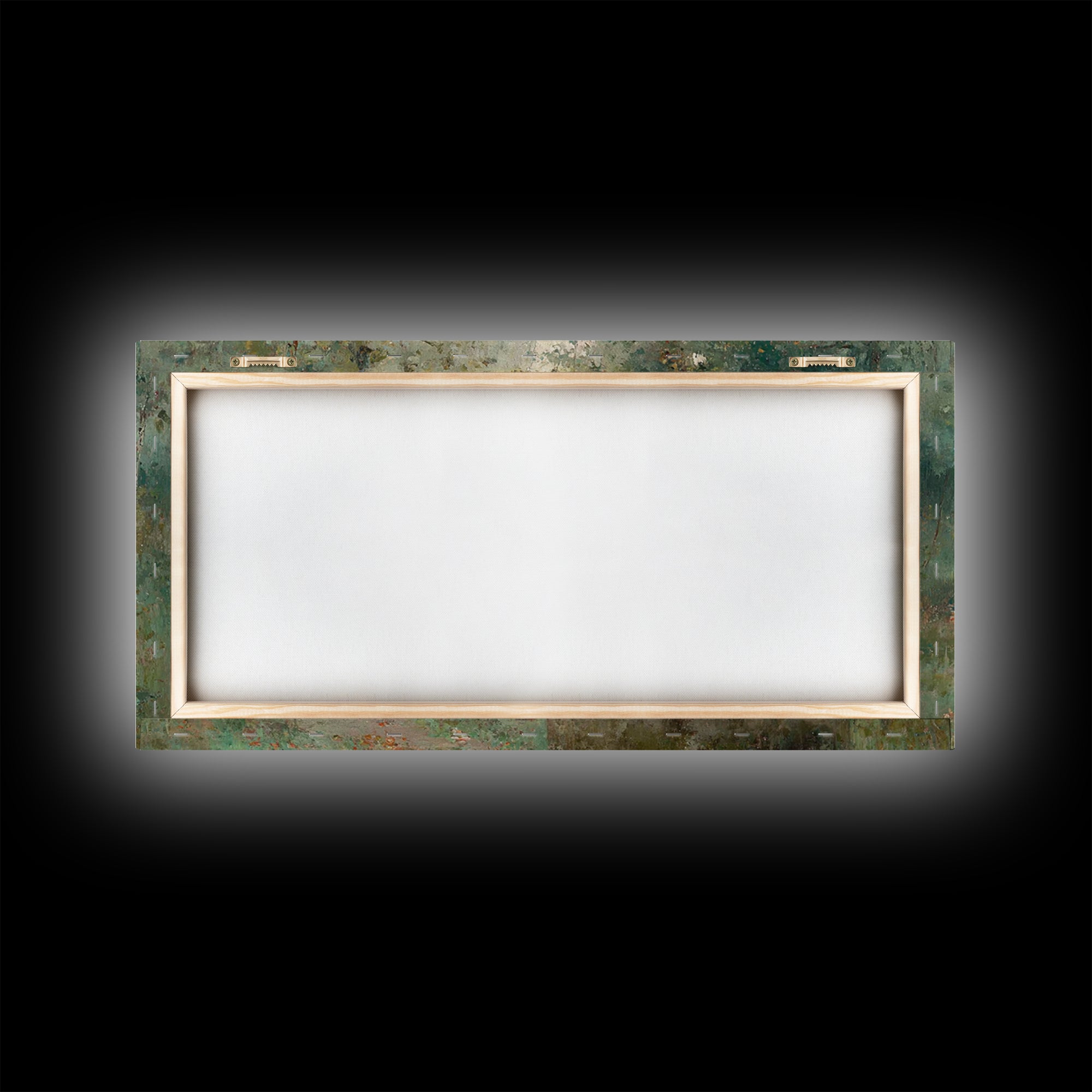 Woodland Testament - Framed Canvas Print - Christian Wall Art - Vintage Christian Art - Christian Art Canvas - Christian Painting - Christi