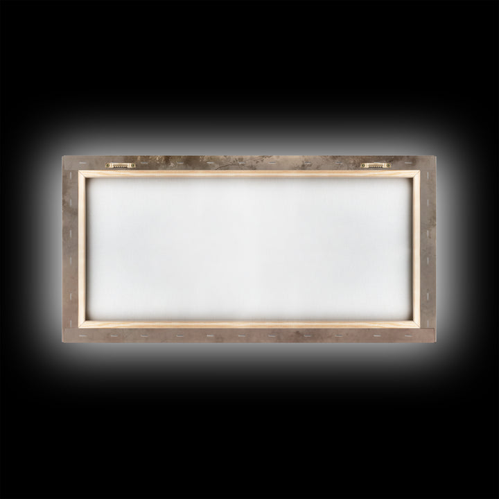Misty Covenant - Framed Canvas Print - Christian Art Canvas - Christian Wall Art - Moody Christian Art - Christian Painting - Subtle Christ