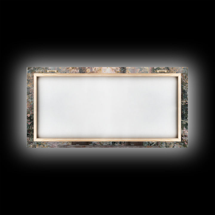 Quiet Illumination - Framed Canvas Print - Christian Art Canvas - Christian Wall Art - Subtle Christian Art - Christian Decor - Minimalist