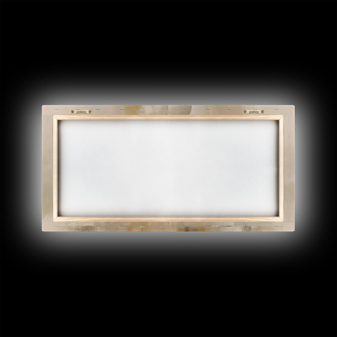 Sanctuary Glow – Framed Canvas Print – Christian Wall Art – Christian Art Print – Minimalist Christian Art – Christian Art Canvas – Subtle