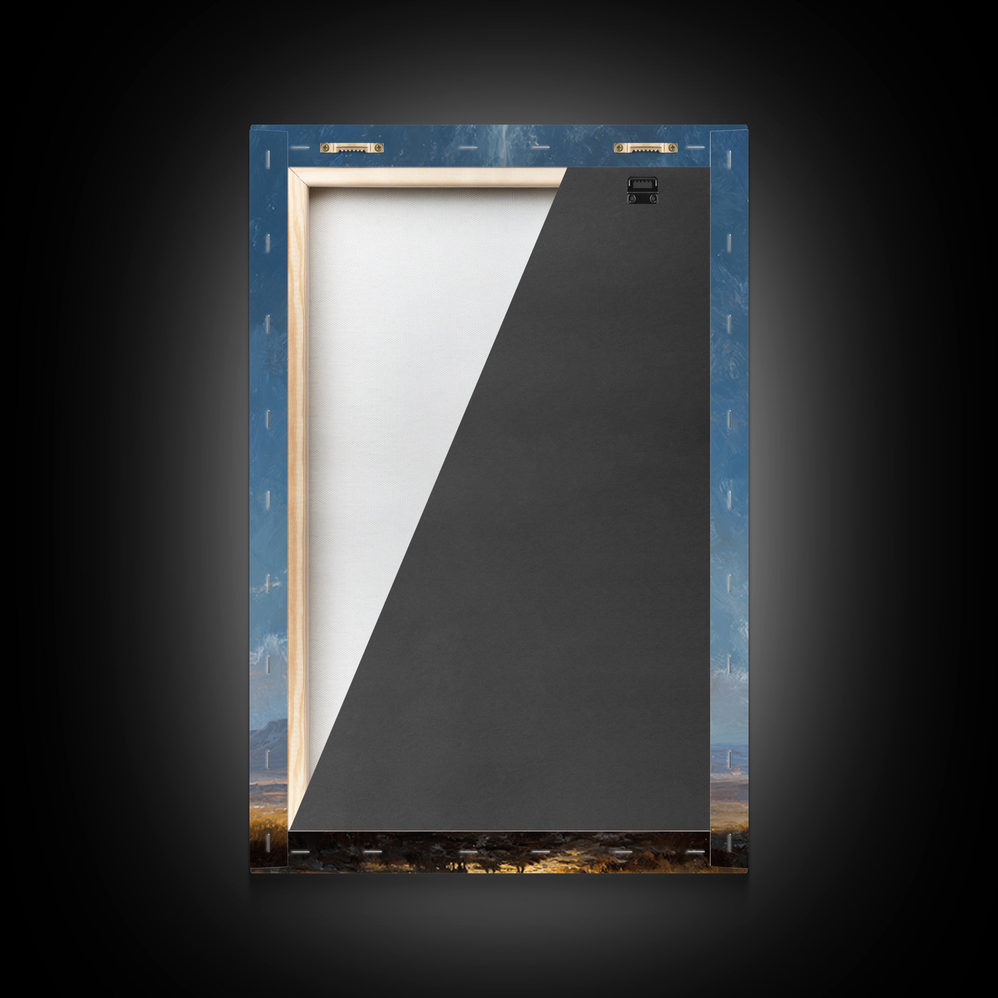 Star Of Promise – Framed Canvas Print – Christian Wall Art – Christian Christmas Art – Christian Art Canvas – Jesus Painting