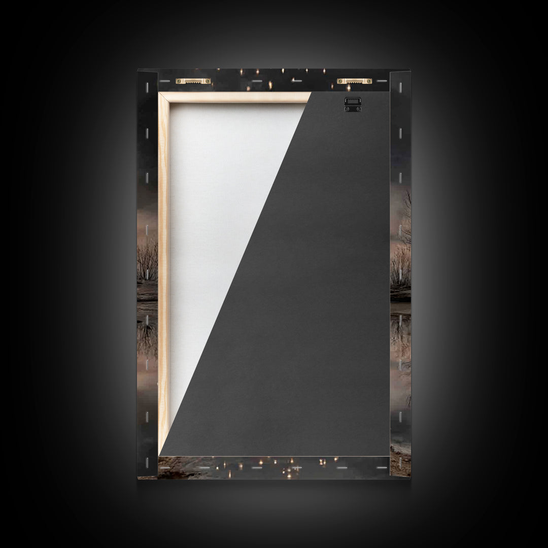 Star Of Hope – Framed Canvas Print – Christian Christmas Art – Christian Art Canvas – Christian Wall Art – Moody Christian Art – Christmas