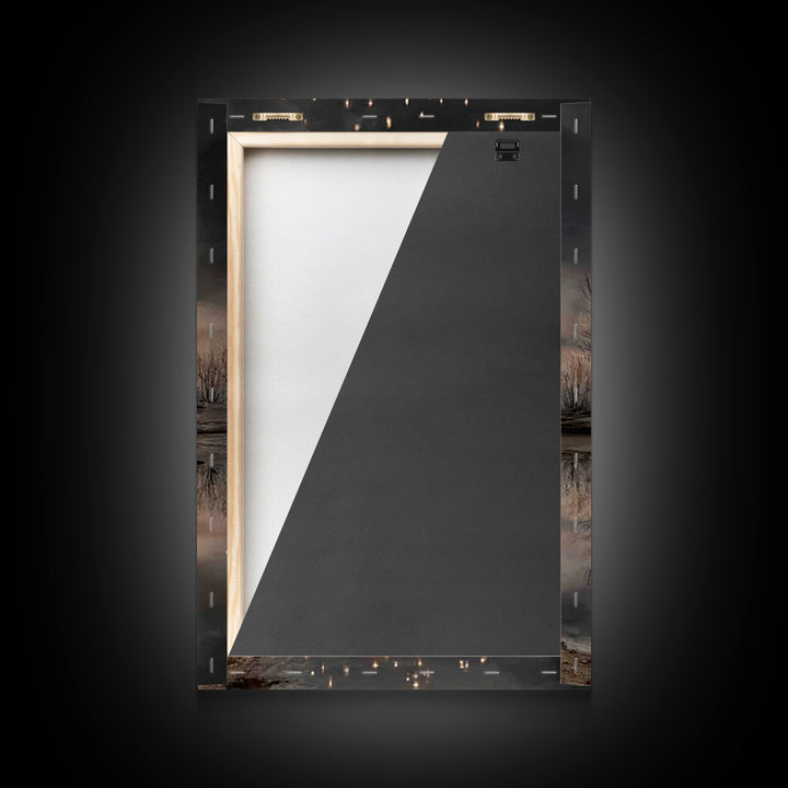 Star Of Hope – Framed Canvas Print – Christian Christmas Art – Christian Art Canvas – Christian Wall Art – Moody Christian Art – Christmas