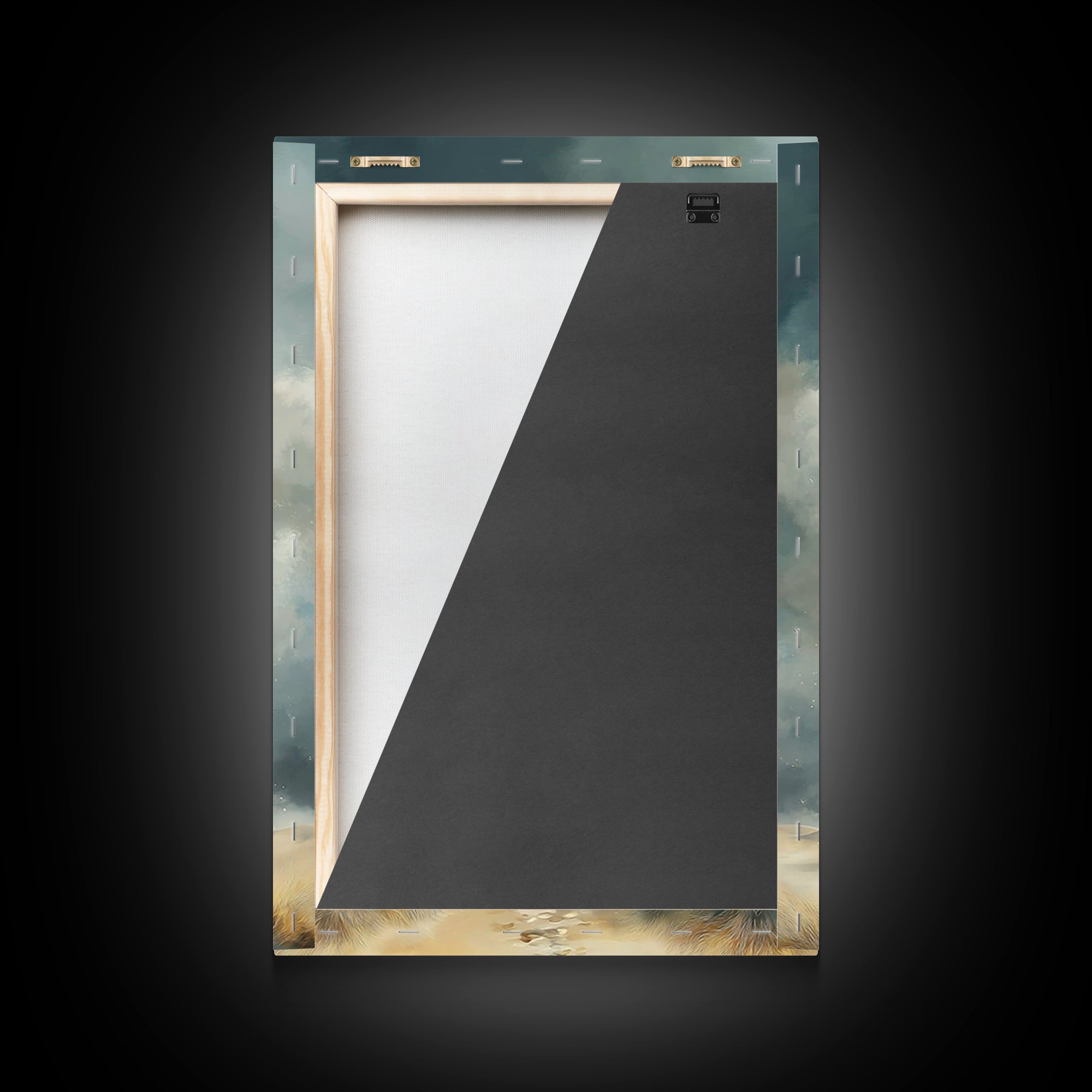 Eternal Stillness | Framed Canvas Print | Christian Art Canvas | Jesus Painting | Minimalist Christian Art | Christian Wall Art | Christian