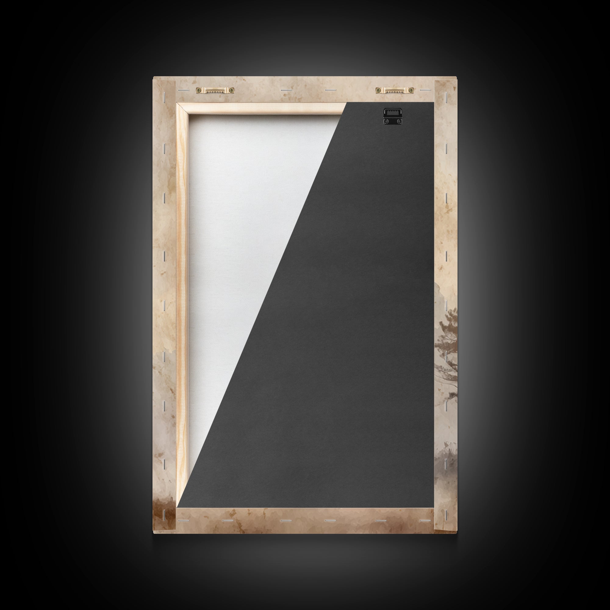 Dawn Chapel Grace – Framed Canvas Print – Christian Art Canvas – Christian Wall Art – Minimalist Christian Art – Christian Painting